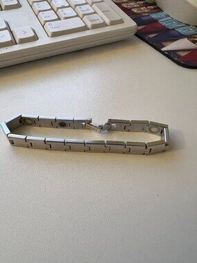 Nikken Magnetic Link Bracelet – Stainless Steel Wellness Design